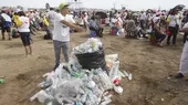 Papa Francisco: afirman que hoy quedará limpia la base aérea Las Palmas - Noticias de residuos-solidos