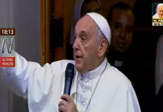 Papa Francisco a peruanos: "Recen por mí, no se olviden"