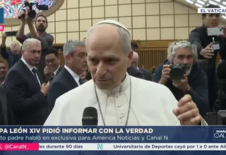 Papa León XIV envió mensaje a prensa de Perú desde el Vaticano