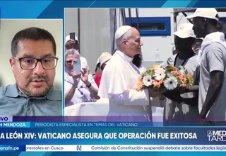 Kurt Mendoza sobre operación del papa León XIV: “Lo más importante es su recuperación”