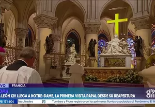 Papa León XIV visita Notre-Dame y se convierte en el primer pontífice en ingresar tras su reapertura