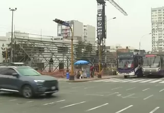 Avanzan estructuras de tribunas en avenida Brasil por Parada y desfile Cívico Militar