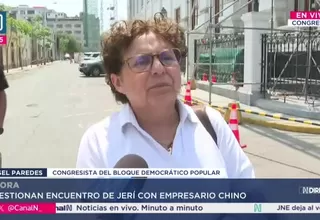 Paredes critica reunión de Jerí con empresario chino: “No existe vida privada para un presidente en funciones”