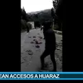 Paro agrario: Manifestantes bloquean accesos a Huaraz 