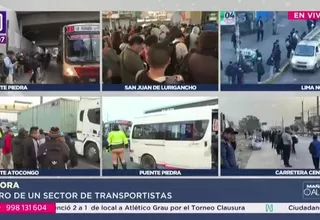 Paro parcial: Solo un sector de transportistas acata la medida
