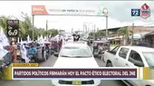 Agrupaciones políticas firmarán hoy el Pacto Ético Electoral - Noticias de pacto-peru