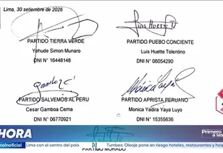 Partidos políticos anuncian alianza para defender el voto en Lima