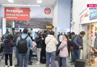 Pasajeros afectados por cancelación de vuelos tras fallas eléctricas del aeropuerto Jorge Chávez