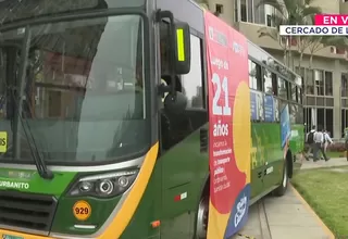 Pasajeros con equipaje no podrán tomar buses hacia el aeropuerto