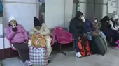 Pasajeros esperan llegada de buses en Yerbateros - Noticias de yerbateros