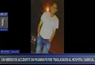 Pasamayo: sobreviviente de accidente permanece en el hospital Sabogal