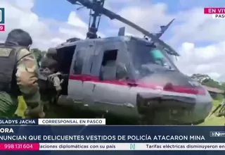Pasco: Grupo armado vestido de policías irrumpe en mina y hiere a cinco agentes