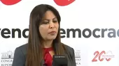Patricia Chirinos: El presidente Castillo no debe viajar a representarnos, nos hace quedar en ridículo  - Noticias de patricia-chirinos