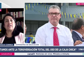 Patricia Correa: Morgan Quero debe asumir mal uso de caja chica