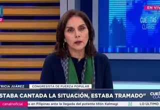 Patricia Juárez: cámara del Congreso se usó “por apuro” en mitin