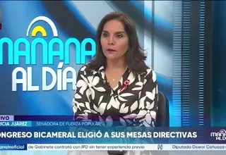 Patricia Juárez: "Es momento de dejar atrás las elecciones y construir consensos por el Perú"