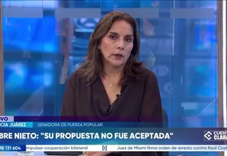 Patricia Juárez niega preacuerdo entre Jorge Nieto y Gobierno