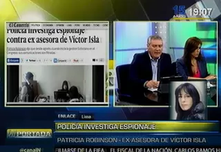 Funcionaria parlamentaria insinuó que se estaría filtrando sus comunicaciones en el Congreso

