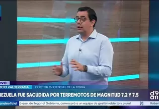 Patricio Valderrama advierte que un sismo en Lima podría ser hasta 32 veces más fuerte que el ocurrido en Venezuela
