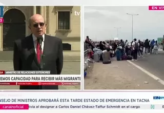 PCM aprobará esta tarde estado de emergencia en Tacna