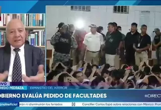 Wilfredo Pedraza advierte posibles problemas constitucionales por rol de las Fuerzas Armadas en orden interno