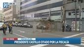 Pedro Castillo: Colocan rejas en jirón Cusco ante la posible llegada del mandatario a la sede de la Fiscalía - Noticias de rejas