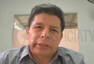 Pedro Castillo critica ampliación de prisión preventiva