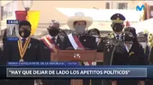 Pedro Castillo: "Hay que dejar de lado los apetitos políticos" - Noticias de tacna