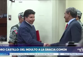 Pedro Castillo: Del indulto a la gracia común