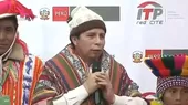 Pedro Castillo pide al Congreso atender pedido de la población - Noticias de cusco