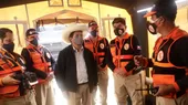 Presidente Castillo probó simulador de terremoto de magnitud 9.1 - Noticias de indeci