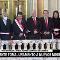 Pedro Castillo tomó juramento a su quinto Gabinete Ministerial