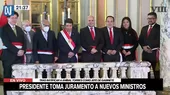 Pedro Castillo tomó juramento a su quinto Gabinete Ministerial - Noticias de Pedro Cateriano