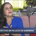 Verónika Mendoza visitó Palacio de Gobierno
