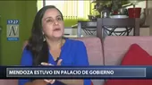 Verónika Mendoza visitó Palacio de Gobierno - Noticias de Ver��nika Mendoza