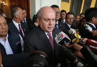 Pedro Cateriano se reúne hoy con presidente de Somos Perú