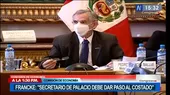 Pedro Francke: “Secretario de Palacio debe dar un paso al costado” - Noticias de francke