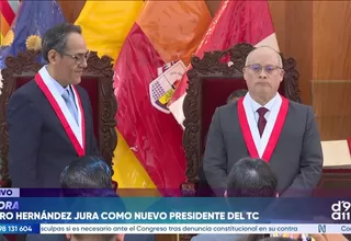 Pedro Hernández asume presidencia del Tribunal Constitucional: “La Constitución no pertenece a un gobierno, ni a una mayoría”