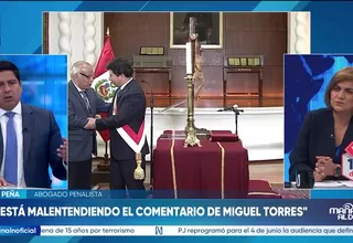 Peña analiza viabilidad de denuncia por conspiración de JP