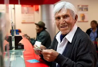 Pensión 65 sube a S/ 350 desde junio tras 13 años sin reajuste