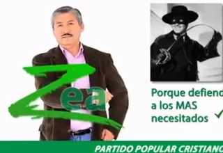 Pepe Grillo y El Zorro: conoce la singular campaña de Jaime Zea 