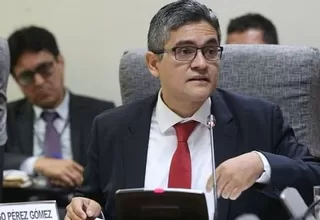 Pérez Gómez: No es cierto que haya una persecución política contra Alan García