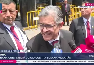Pérez rechaza dichos de Juan Santiváñez sobre “mafia” en Fiscalía