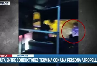 Persecución entre couster y colectivo deja un muerto en Puente Piedra