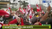 Personas realizaron manifestación en contra del gobierno de Pedro Castillo - Noticias de manifestaciones