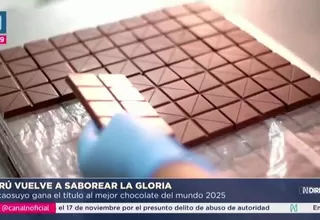 Perú gana Mejor Chocolate del Mundo con barra de Cacaosuyo