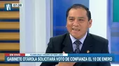 Perú Libre anunció que no dará el voto de confianza al gabinete Otárola - Noticias de peru-libre