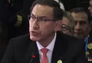 El Perú prioriza la lucha contra la corrupción, asegura Vizcarra