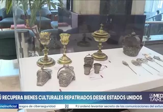 Perú recupera 123 bienes culturales repatriados desde EE. UU.
