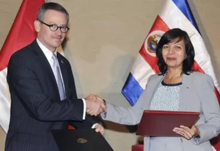 Perú y Costa Rica suscribieron acuerdo de eliminación de visa turística